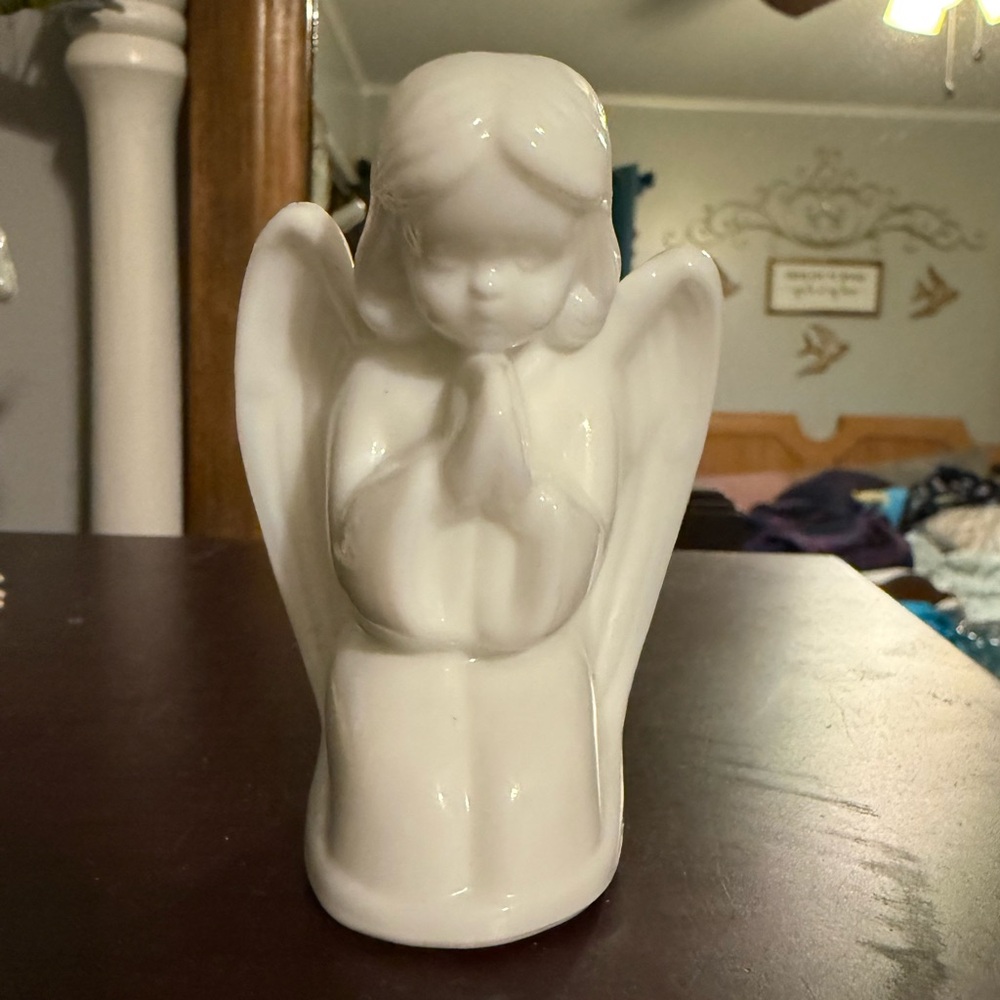 Mosser milk glass Angel